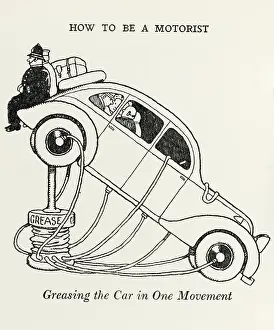 Ingenious: Greasing the car - W H Robinson