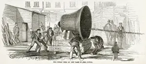 Rollers: The Great bell at the base of the tower 1858