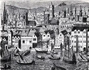 Steelyard: Great Britain, London, harbour, Steelyard of
