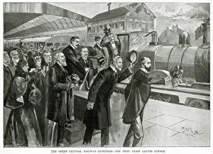 Midland: Great Central Railway Extention - First Train Leaving 1899