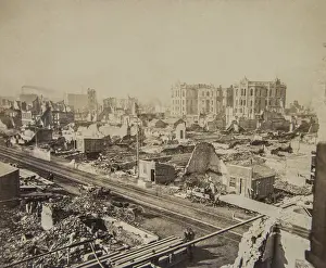 Manmade: Great Chicago Fire, Oct. 9, 1871. In the right
