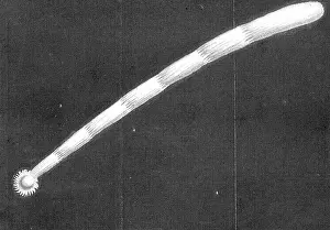 Appeared: Great comet of 1680 (Kirch) as it appeared as