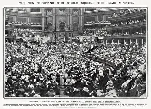 Suffragists: Great Demonstration in the Albert Hall 1908