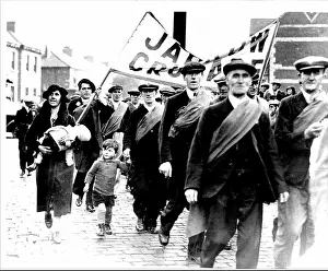 Great Depression 1929-1936. Jarrow March of unemployed