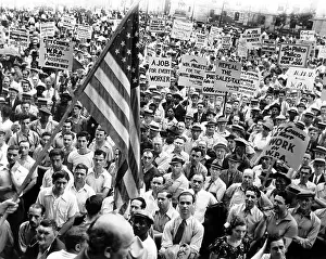 Rayburn: Great Depression, Rally to demand WPA Funds ?
