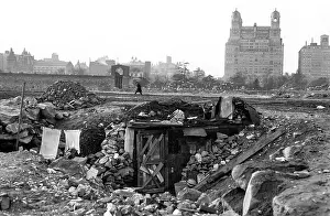 Hooverville: Great Depression, Shantytown on the site ?