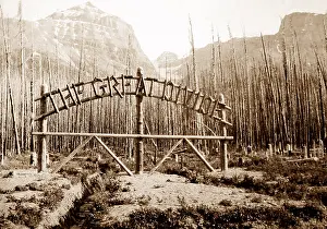 Divide: The Great Divide Boundary between BC and Alberta, Canada