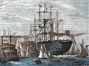 The Great Eastern Arrives at New York