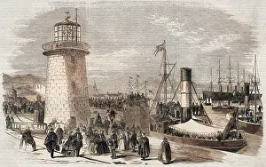 Holyhead: Great Eastern at Holyhead 1859