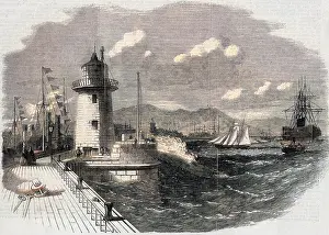 Holyhead: Great Eastern at Holyhead, 1859
