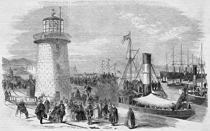 Holyhead: Great Eastern at Holyhead 1859