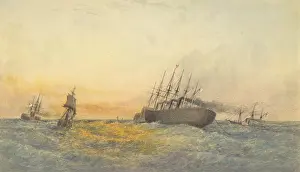 Telegraphic: The Great Eastern Under Weigh, July 23rd, 1865: