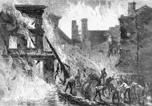 Aug18: The Great Fire in Dublin at a whisky warehouse