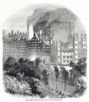 Alight: Great fire in the old town, Edinburgh 1824