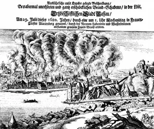 Include: Great fire in Passau, 1680