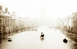 Tees: The Great Flood in Yarm on Tees in 1881