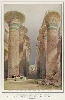 Impressively: GREAT HALL/KARNAK/EGYPT
