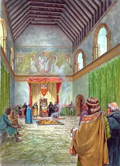 Corke: The Great Hall, Sherborne Castle