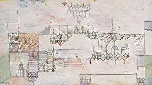 Cubism: GREAT HALL FOR SINGERS, by Paul Klee