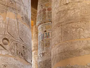 Architraves: Great Hypostyle Hall, Karnak Temple, Thebes, Luxor, Egypt
