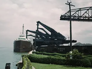 Commodities: Great Lakes freighter unloading iron ore ?