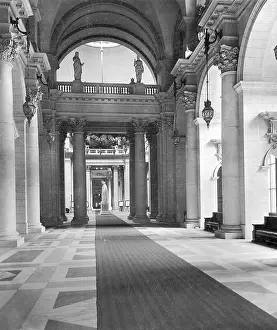 Lobby: Great lobby in the Reichstag, 1906