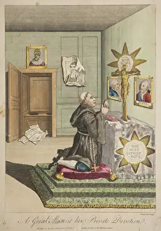 Sympathies: A Great Man at his Private Devotion, 1780