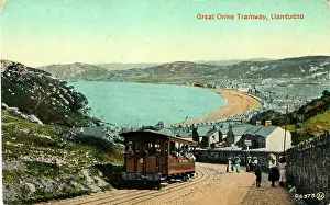 Tramway: Great Orme Tramway, Lladudno, Conwy, Wales