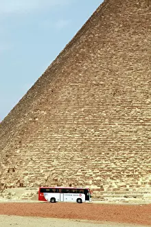 Cheops: Great Pyramid of Cheops in Cairo, Egypt