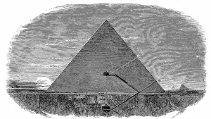 Observe: Great Pyramid of Cheops at Giza, demonstrating