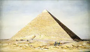 Pyramids: Great Pyramid of Cheops (Khufu) at Giza (Gizeh