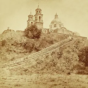 Cholula: Great Pyramid of Cholula, Mexico, 1873
