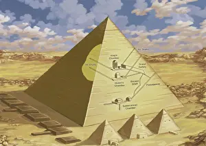 Khufu: Great Pyramid of Giza, Illustration