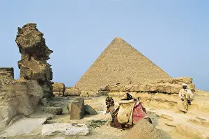 Khafre: Great Pyramid of Giza (Khufu's Pyramid). EGYPT