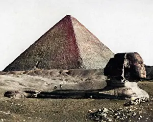 Gizeh: Great Pyramid of Giza and Sphinx, Egypt