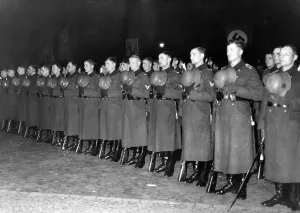 Tiergarten: Great tattoo of the Berlin Guard Regiment, 1936