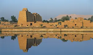 Daybreak: Great Temple of Amon-Re. 16th-4th c. BC. EGYPT