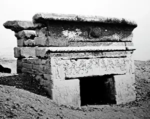 Dendera: Great Temple, Dendera, Egypt, Victorian period