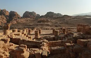 Nabatean: Great temple, Petra, Jordan