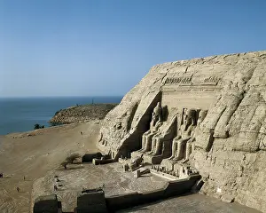 Assouan: Great Temple of Rameses II. EGYPT. ASWAN. Abu