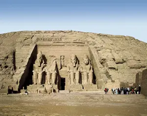 Assouan: Great Temple of Rameses II. EGYPT. ASWAN. Abu