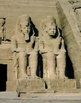 Assouan: Great Temple of Rameses II. EGYPT. ASWAN. Abu