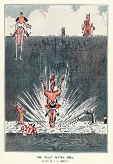 Headfirst: The Great Water Joke by H. M. Bateman
