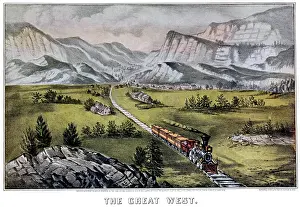 Idealized: the Great West - Currier and Ives Lithograph - 1870
