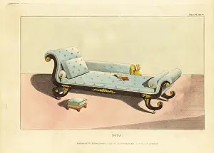 Regency Era: Grecian sofa, 1811