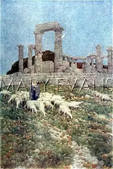 Aegina: GREECE/AEGINA/TEMPLE