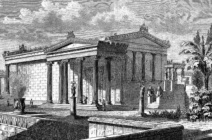 Erechtheion: Greece, Athens, acropolis, Erechtheion, reconstruction