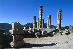Phocis: GREECE. CENTRAL GREECE. PHOCIS. Delphi. Temple