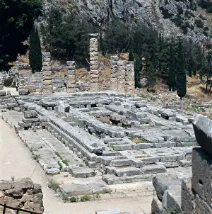 Phocis: GREECE. CENTRAL GREECE. PHOCIS. Delphi. Temple