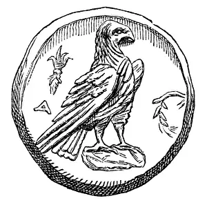 Elis: Greece, coin, reverse, eagle of Zeus, Elis